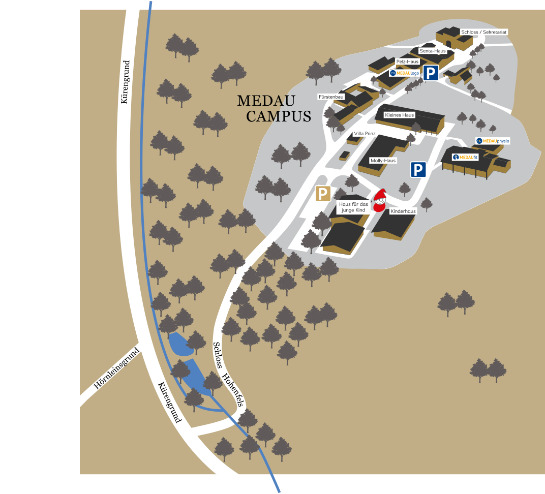 Medau-Lageplan 2018